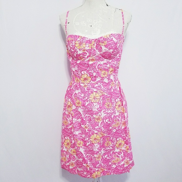 Lilly Pulitzer Dresses & Skirts - NWT Lilly Pulitzer Georgie Bustier Pocket Dress 10